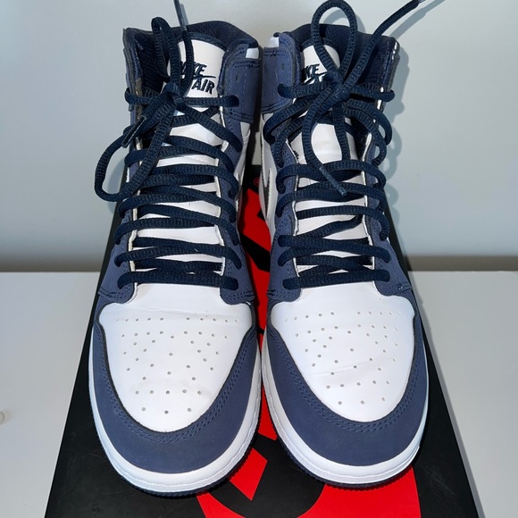 Jordan 1 Retro High Midnight navy, size 7Y = 8W - Picture 2 of 4